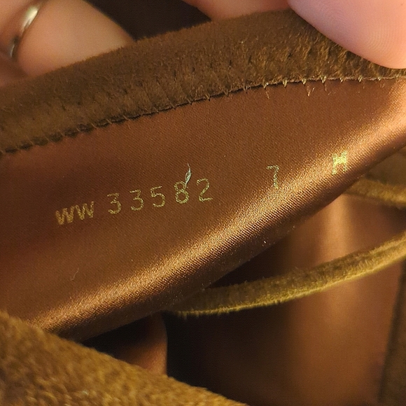 Stuart Weitzman Brown Suede Over The Knee Tall Boot Size 7 - Picture 7 of 9